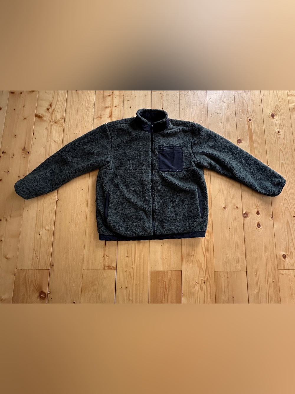 SITKA Men's Dark Green Bluff Fleece Zip Jacket XL